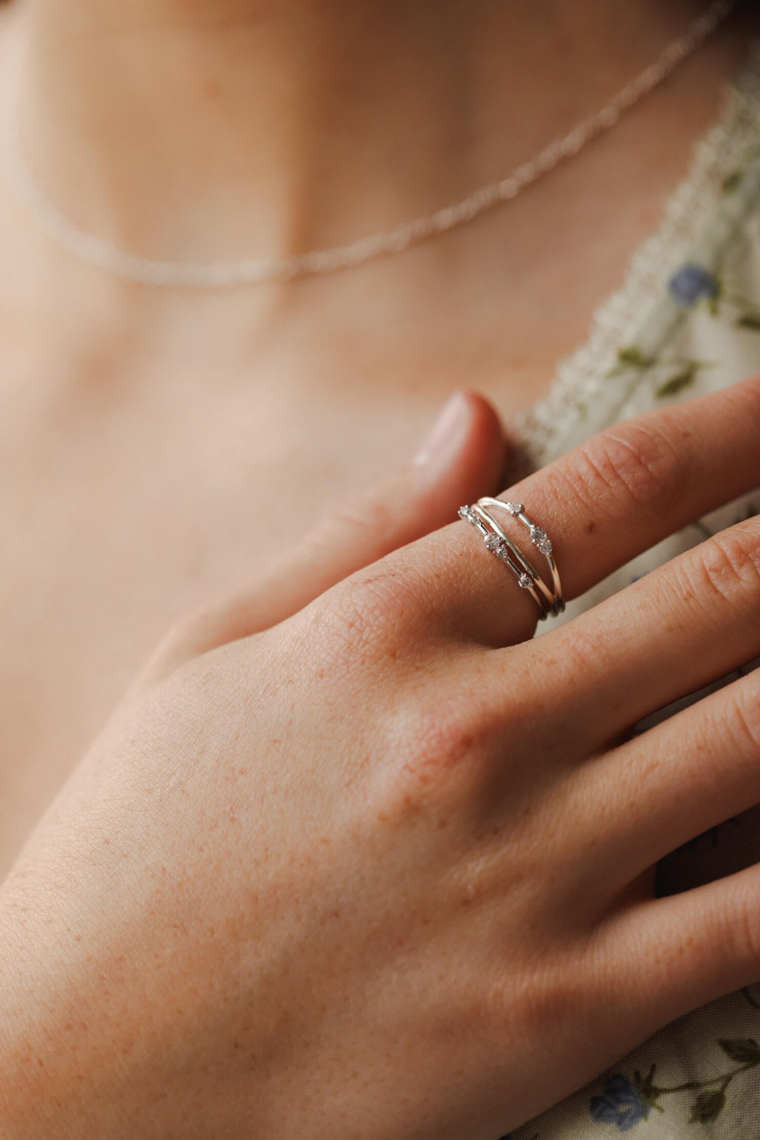 starscape white sapphire ring starscape white sapphire ring