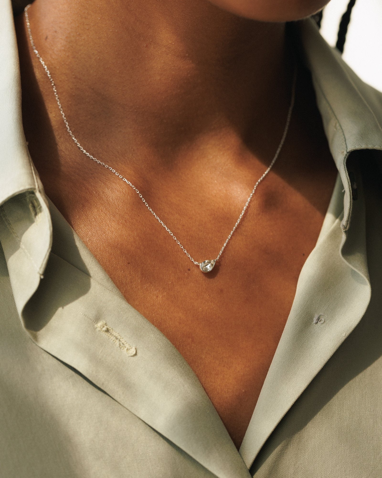 white sapphire zephyr necklace white sapphire zephyr necklace